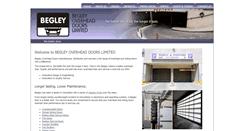 Desktop Screenshot of begleyoverheaddoors.com